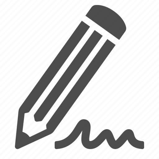 Pencil, signature, signing, writing icon - Download on Iconfinder