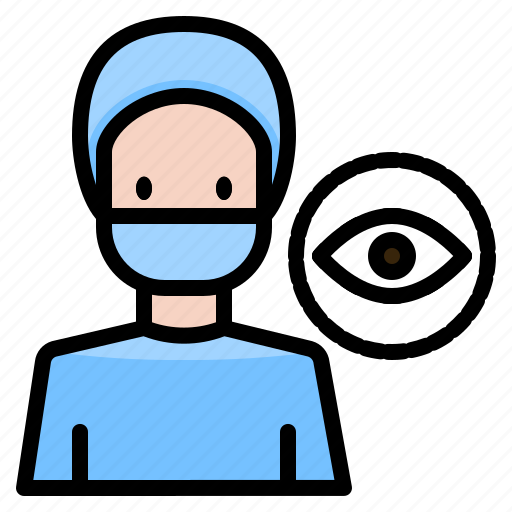 Ophthalmologist, oculoplastics, doctor, surgeon, eye, eyecare, medical icon - Download on Iconfinder