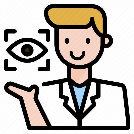 Optometrist, eyesight, avatar, glasses, optician, ophthalmologist icon - Download on Iconfinder
