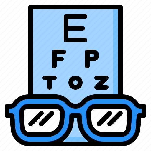 Vision, chart, snellen, eye, eyesight, test, glasses icon - Download on Iconfinder