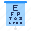 snellen, vision, chart, eye, eyesight, test, exam 