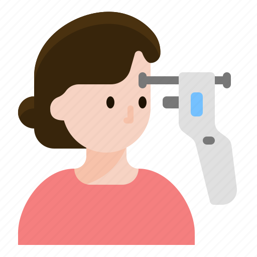 Tonometry, eye, pressure, healthcare, glaucoma, ocular icon - Download on Iconfinder