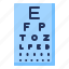 vision, chart, snellen, eye, eyesight, test, medical 
