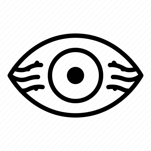 Eye, eyeball, human, see, vessels, view, vision icon - Download on Iconfinder