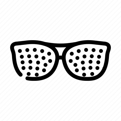 Perforated, glasses, eye, training, device, lens, different icon - Download on Iconfinder