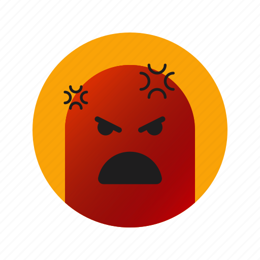 Furios, face, mad, furious, expression, feeling icon - Download on Iconfinder