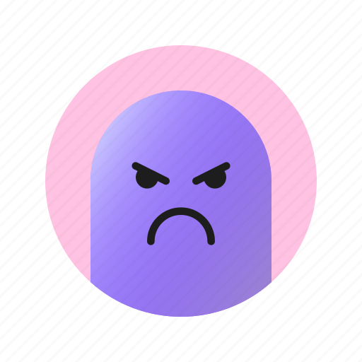 Pissed, face, emoticon, emoji, emotion, expression, feeling icon - Download on Iconfinder