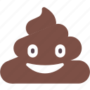 emoji, expression, happy, poop, sad, smiley