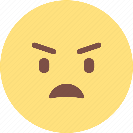 Anger, angry, emoji, sad, smiley icon - Download on Iconfinder
