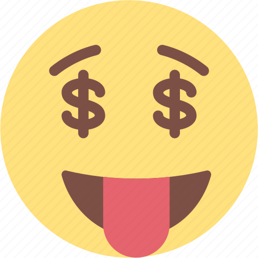Emoji, expression, happy, sad, salary, smiley icon - Download on Iconfinder