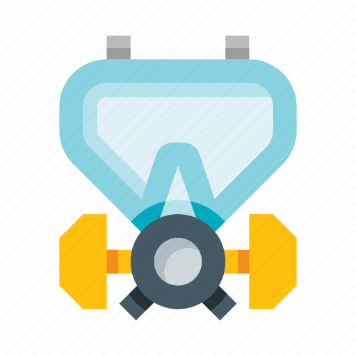 Respirator, mask, protection, gas, safety, ppe, visor icon - Download on Iconfinder