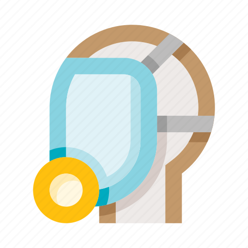Visor, face mask, protection, head icon - Download on Iconfinder