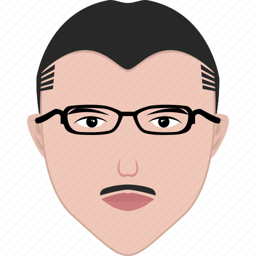 Employee, employer, face, man, office, shape, spectacles icon - Download on Iconfinder