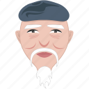 elderly, face, grandfather, man, old, shape, uncle