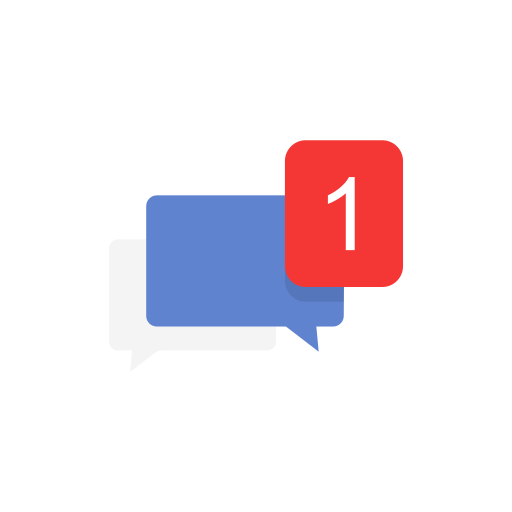 Chat, inbox, message, one message icon - Free download