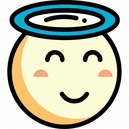 Angel, emotion, face, facial expression icon - Download on Iconfinder