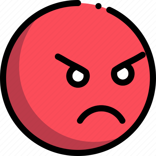 Angry, emotion, face, facial expression, mad icon - Download on Iconfinder