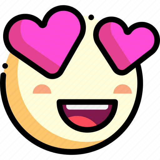 Emotion, face, facial expression, in, love icon - Download on Iconfinder