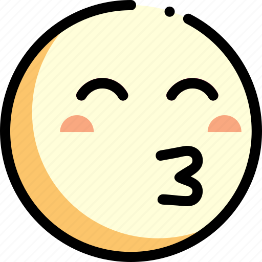 Emotion, face, facial expression, kiss icon - Download on Iconfinder