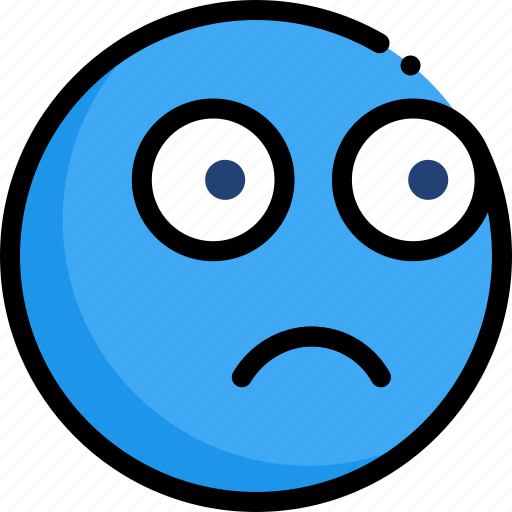 Emotion, face, facial expression, scared icon - Download on Iconfinder