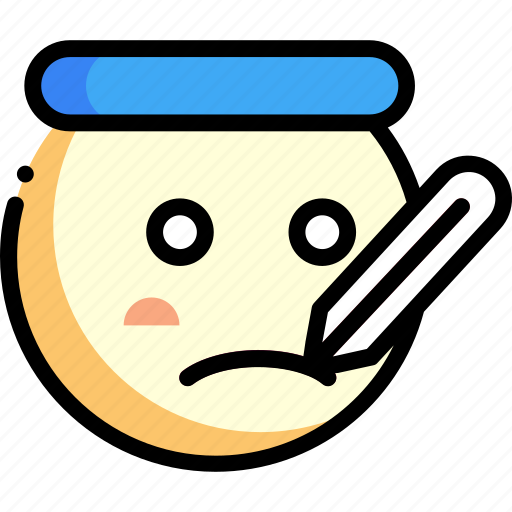 Emotion, face, facial expression, sick icon - Download on Iconfinder