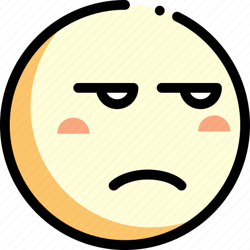 Emotion, face, facial expression, unamused icon - Download on Iconfinder