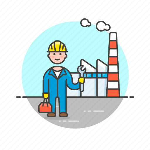 Engineer, factory, industry, construction, helmet, man, tool icon - Download on Iconfinder