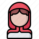 fairy, girl, hood, little, red, riding, tale
