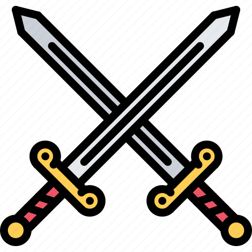 Duel, fairy, fantasy, legend, sword, tale, war icon - Download on Iconfinder