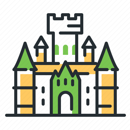 Castle, fairytale, fantasy, fortress icon - Download on Iconfinder