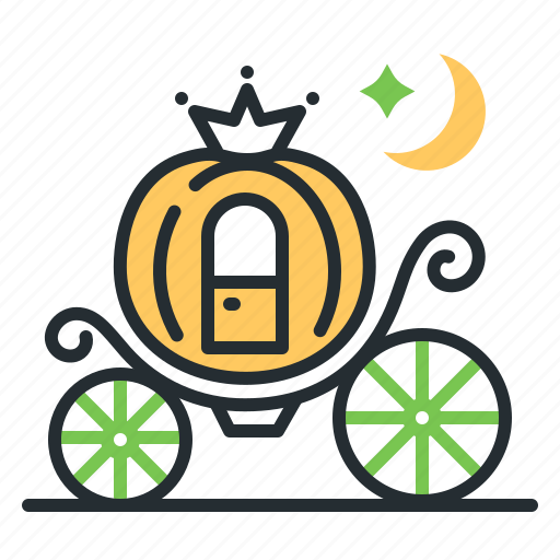 Ball, fairytale, fantasy, pumpkin carriage icon - Download on Iconfinder