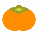 fall, food, fruits, harvest, persimmon, thanksgiving, tree