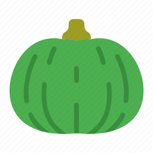 Fall, food, harvest, kabocha, pumpkin, squash, vegetable icon - Download on Iconfinder