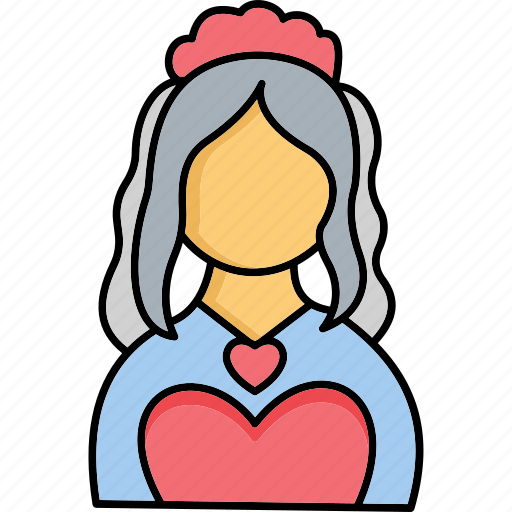 Newlywed, bride, wife, lady, women icon - Download on Iconfinder