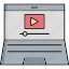 laptop video, online video, video tutorial, mediaplayer, video player 