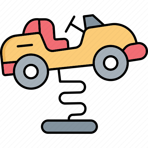 Baby car, rocking car, spring car, bump car icon - Download on Iconfinder