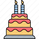 cake, cream cake, dessert, birthday cake, anniversary
