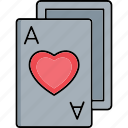 playing cards, cards game, poker, playing, heart