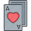 playing cards, cards game, poker, playing, heart 