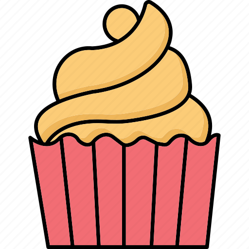Cupcake, dessert, muffin, sweet, food icon - Download on Iconfinder