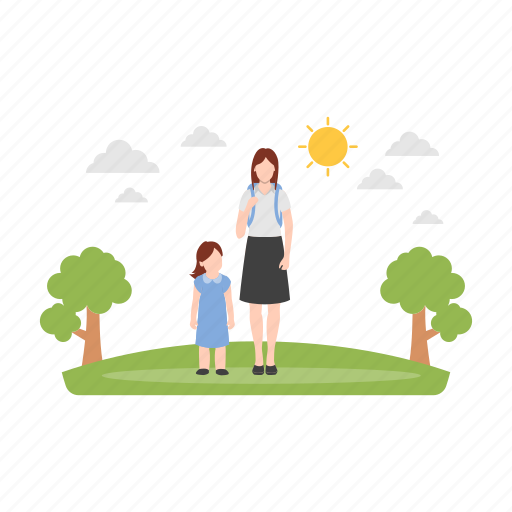 Outdoor, going, park, family, kid icon - Download on Iconfinder