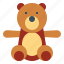 animal, bear, children, fluffy, teddy 