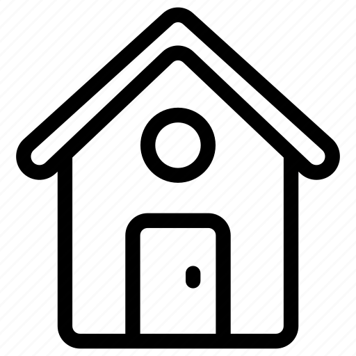 Building, estate, front, home, house, household, real icon - Download on Iconfinder
