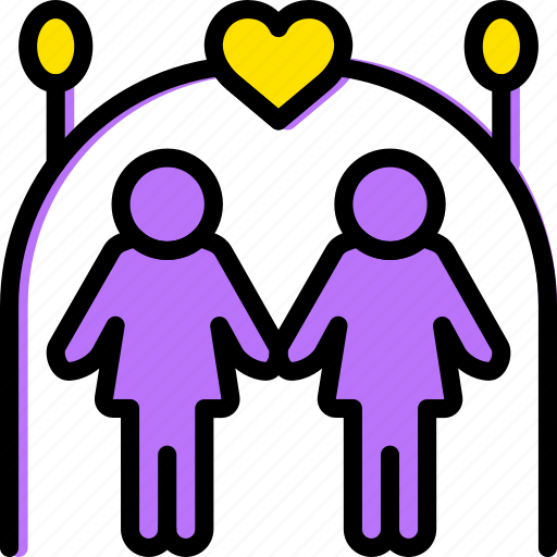 Family, home, lesbian, marriage, people icon - Download on Iconfinder