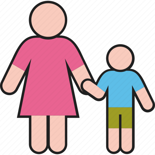 Boy, family, kid, mother, son, woman icon - Download on Iconfinder