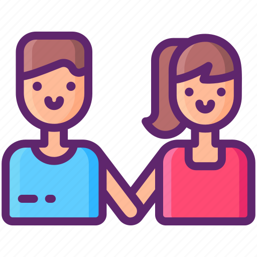 Couple, holding, hands, love icon - Download on Iconfinder