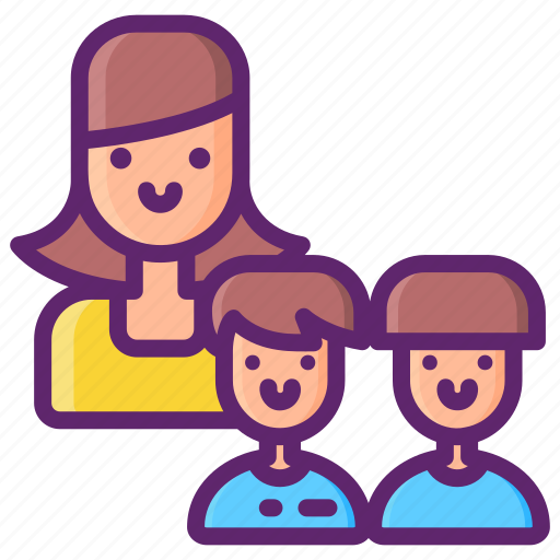 Woman, boy, family icon - Download on Iconfinder
