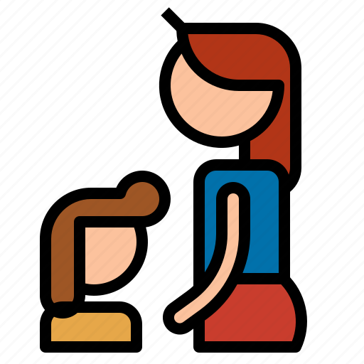 Daughter, family, mother icon - Download on Iconfinder