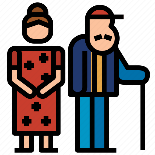 Couple, family, grandfather, grandmother icon - Download on Iconfinder