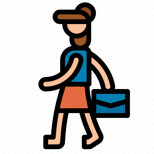 Mother, walk, women, working icon - Download on Iconfinder